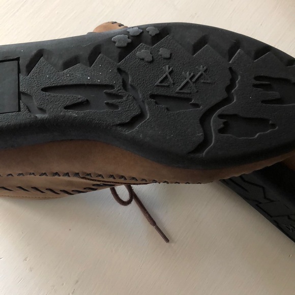 West Coast leather ankle moccasins 10 - Picture 2 of 7
